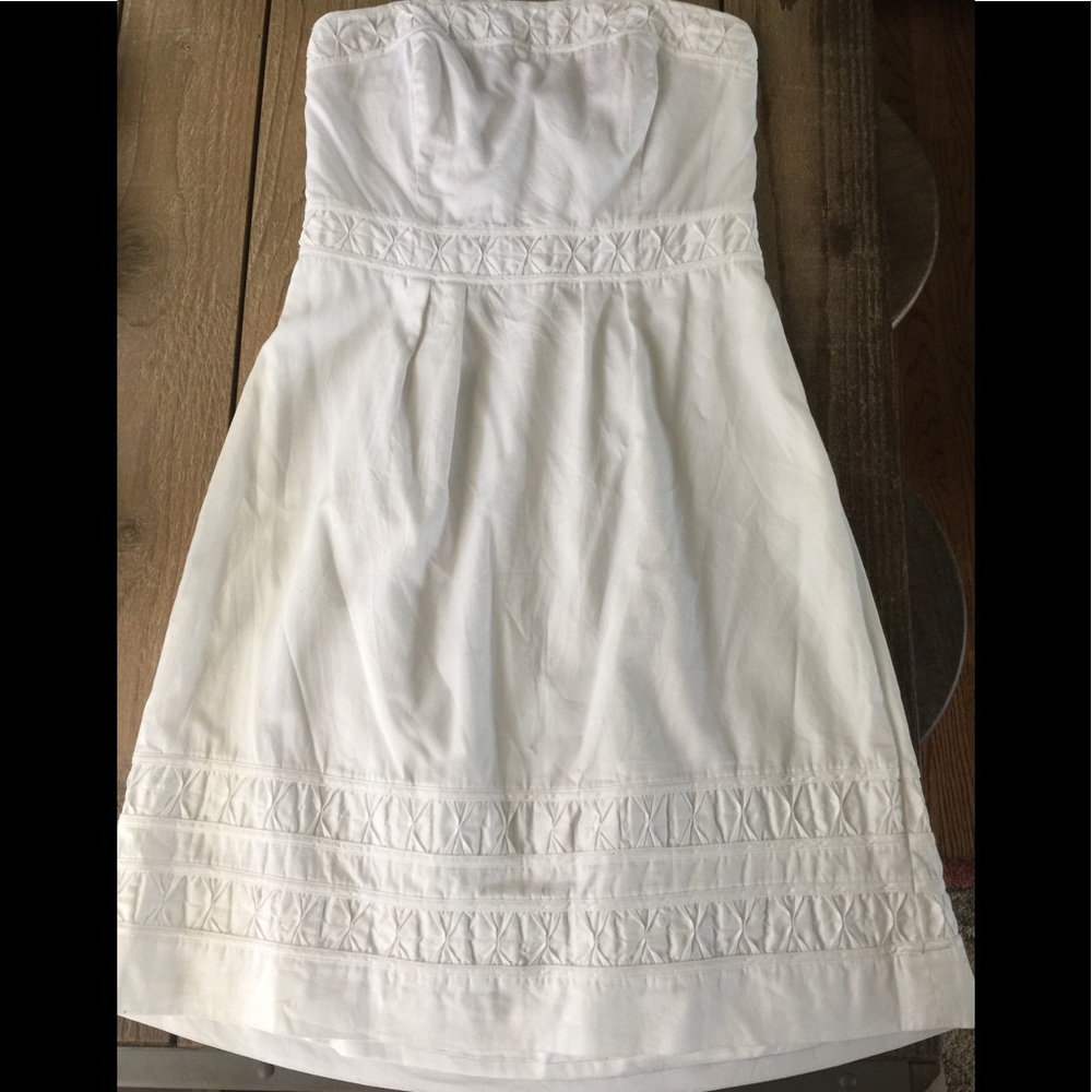 Strapless summer dress